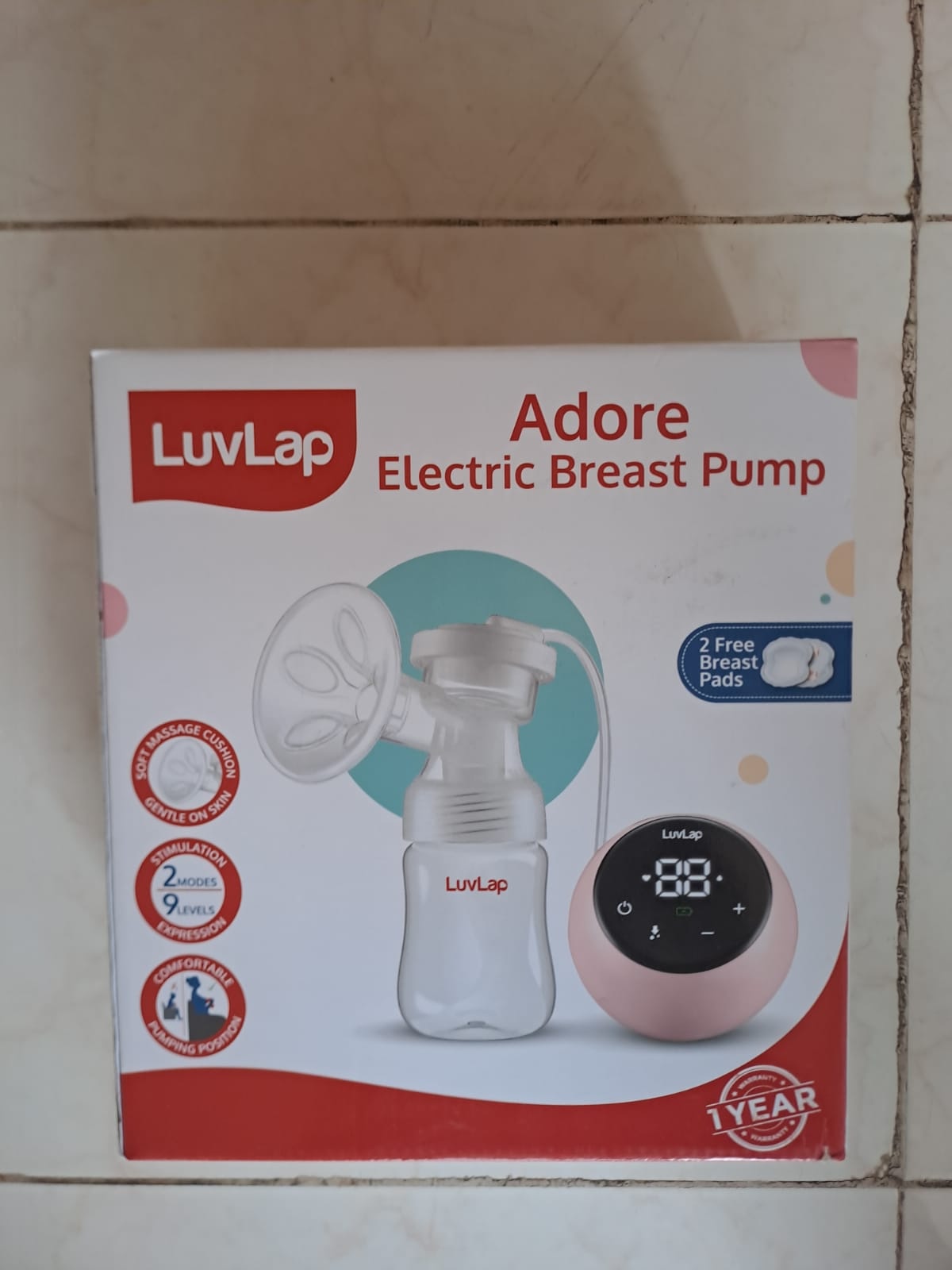 Preowned LuvLap breast pump in good condition