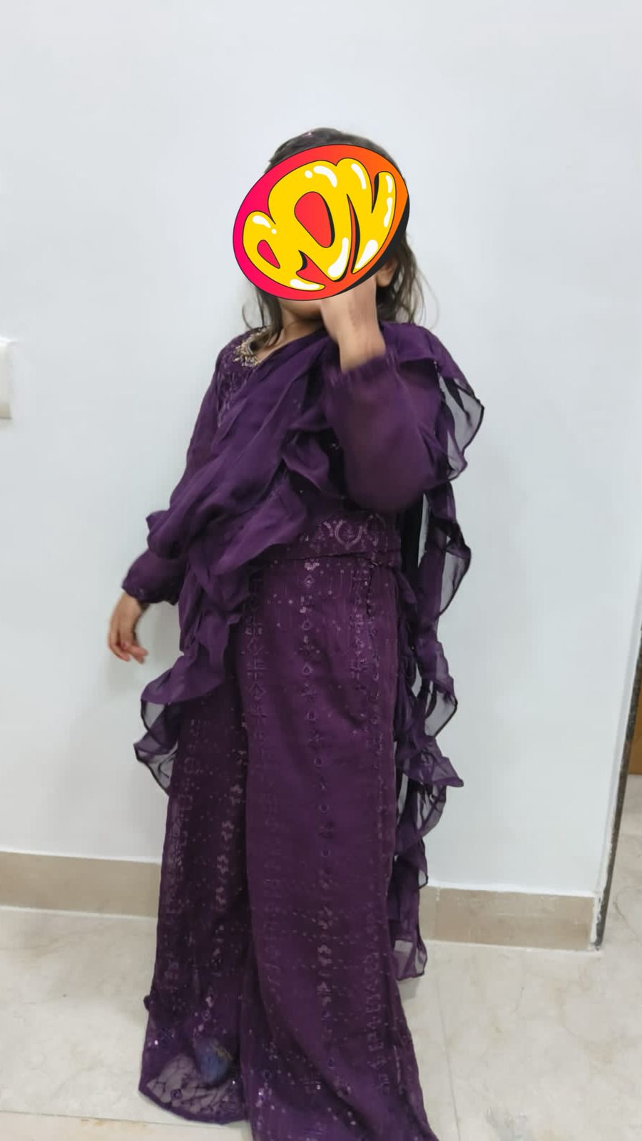 Used indo western girls outfit preloved