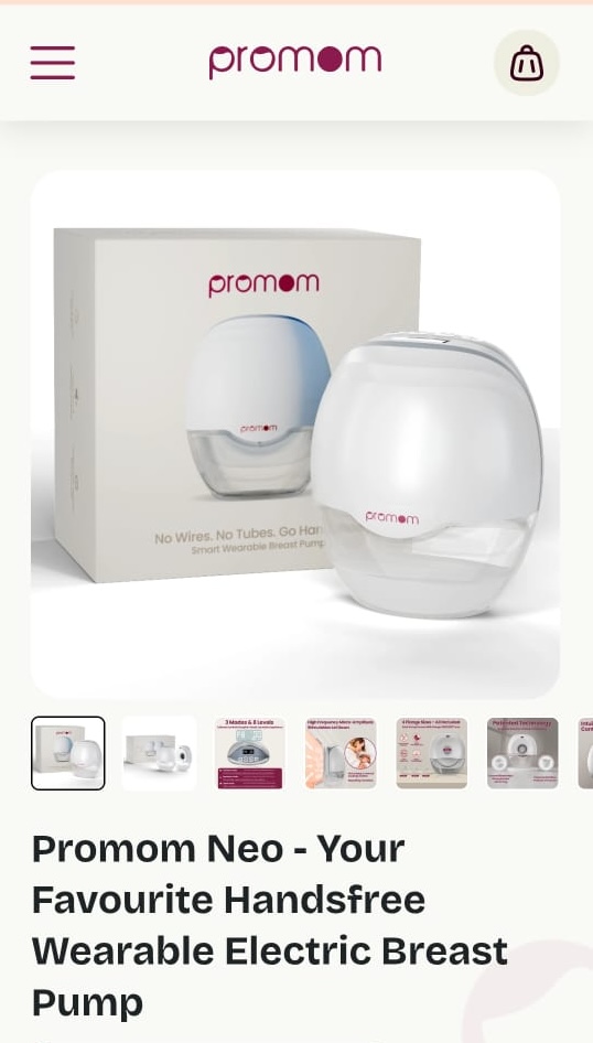 Used Promom electric breast pump preloved