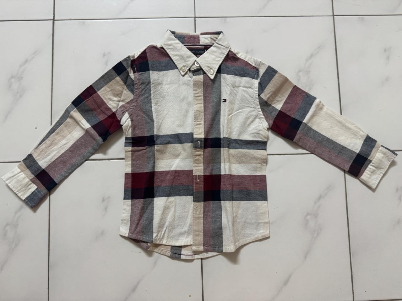 Preowned Tommy Hilfiger boys shirt in good condition