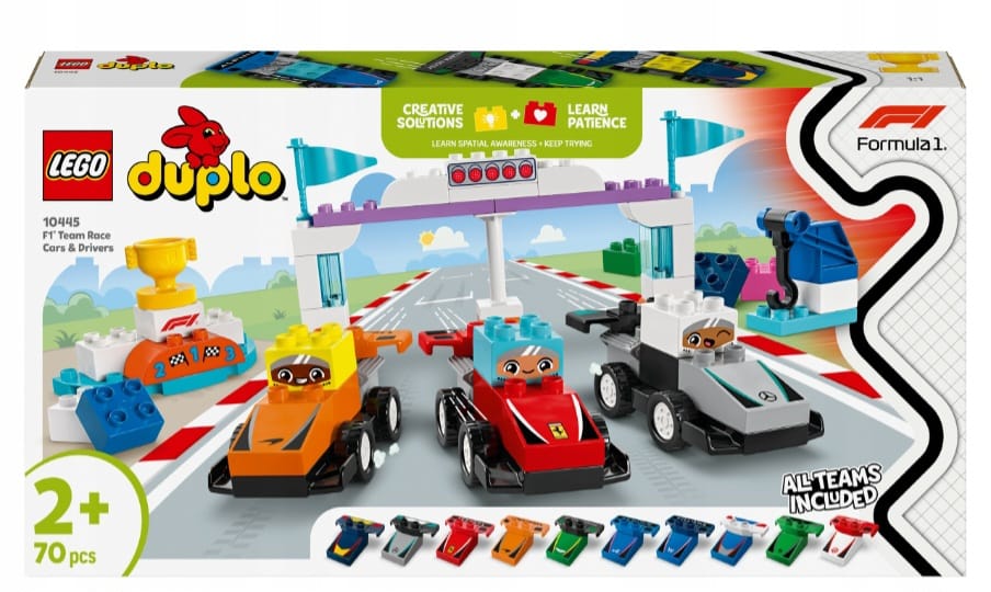 Preowned Lego F1 race car set