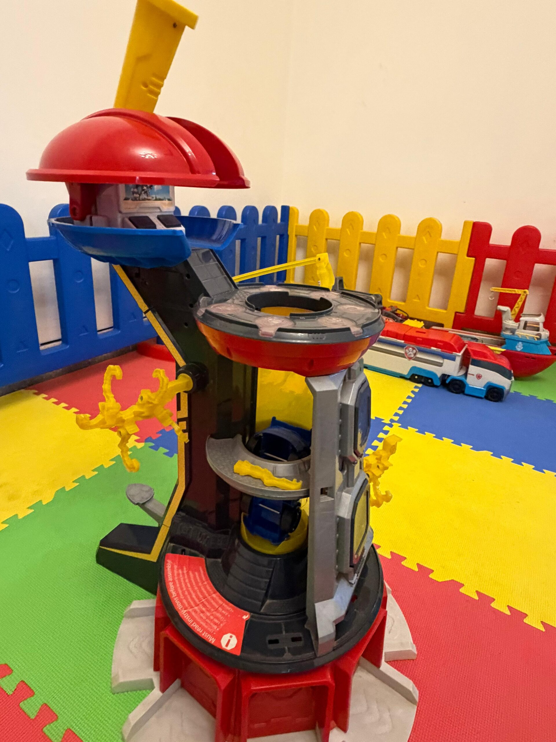 Paw Patrol action playset for kids used