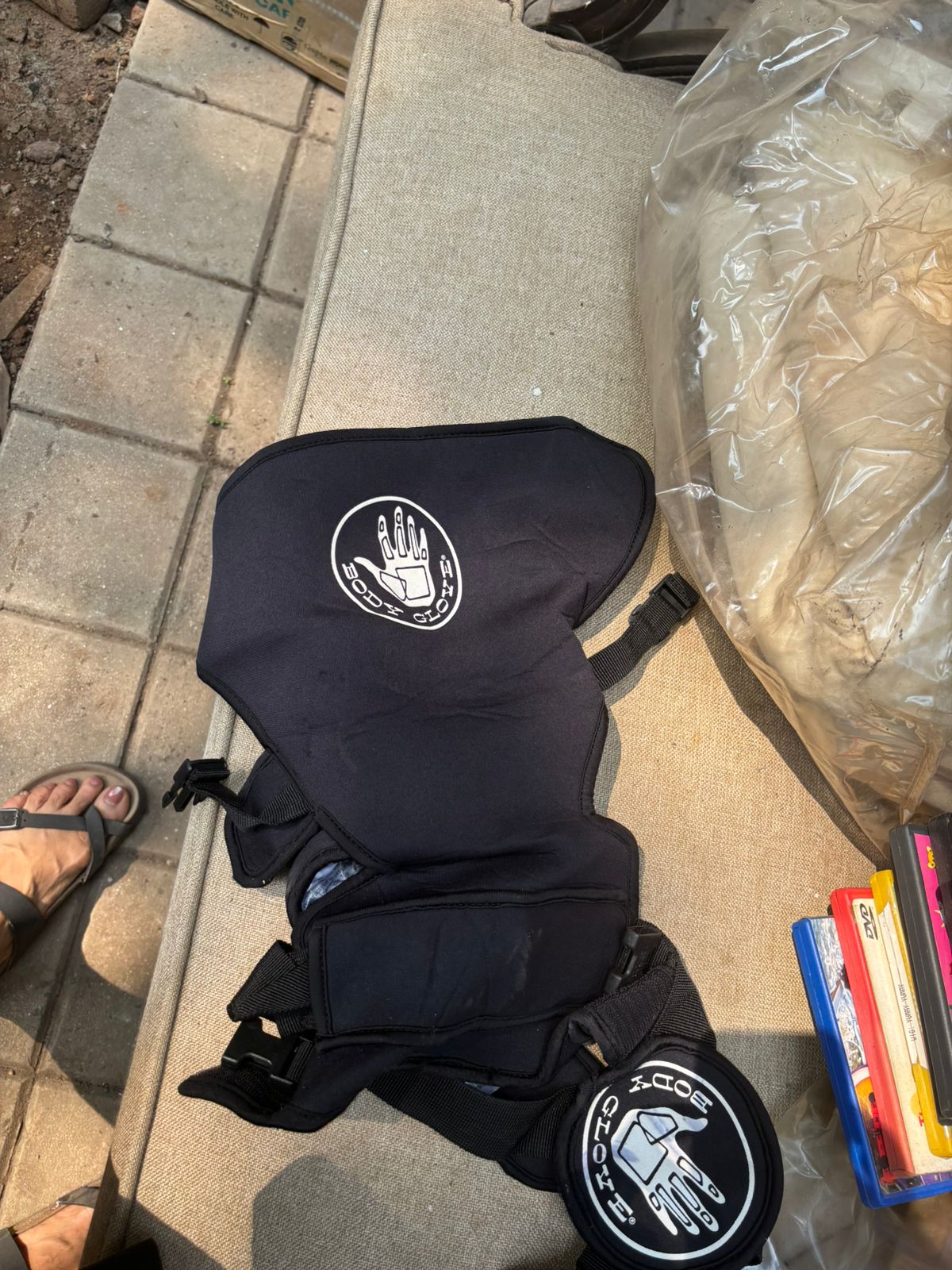 Baby water carrier Body Glove used