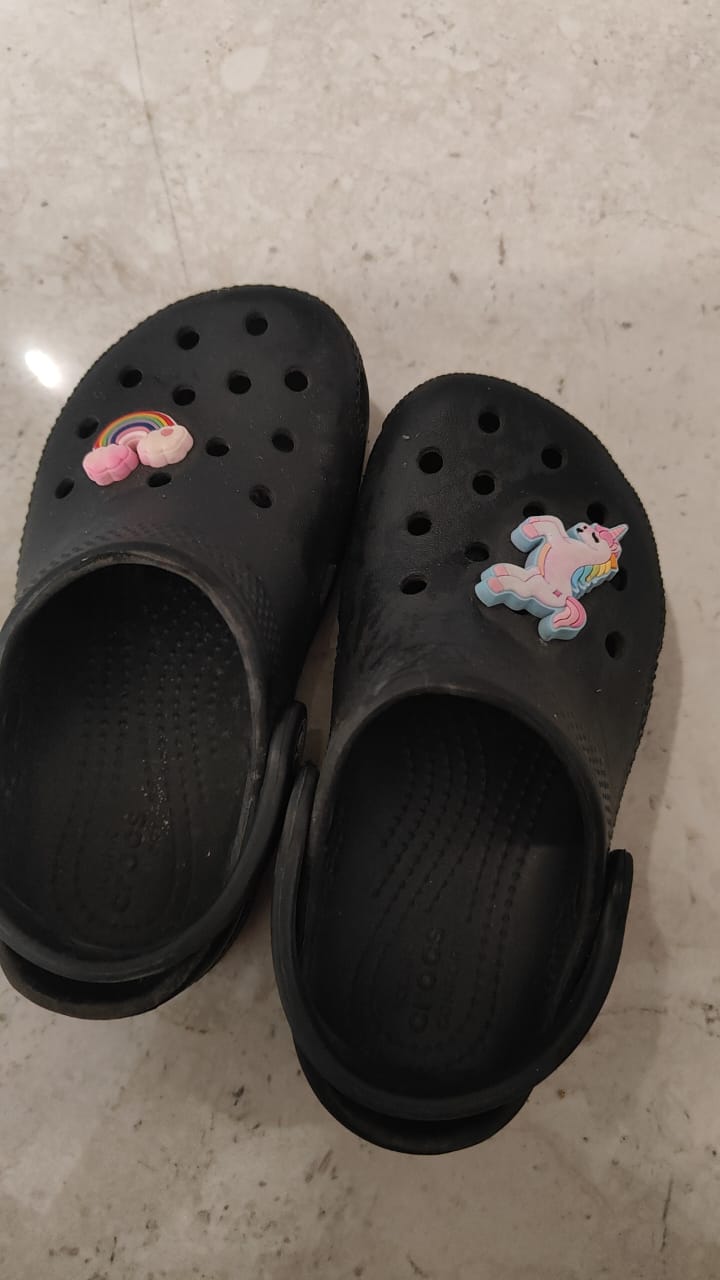 Preowned Crocs kids shoes in good condition